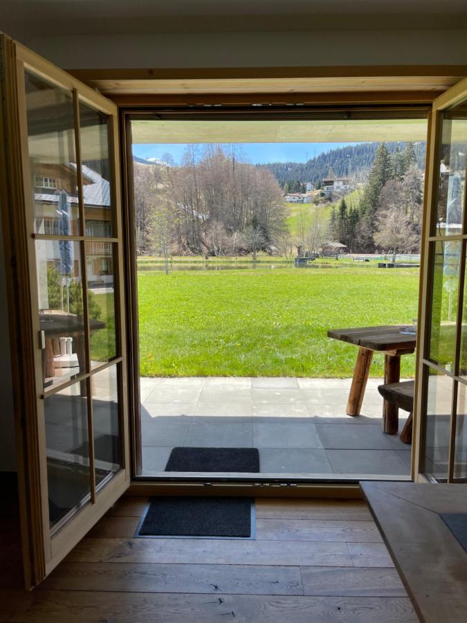 Ferienwohnung Mit Idyllischer Aussicht Klosters Buitenkant foto